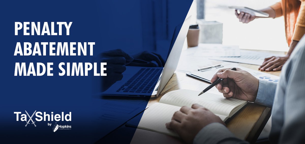 HopkinsCpa's tweet image. Worried about penalties? Let us make the abatement process simple for you. Our professionals are here to simplify...

Call TaxShield at 361.209.7394 or Book or Call us.👇
bit.ly/Book-HopkinsCP…

#TaxRelief #IRSHelp #UnfiledReturns # TaxPenalties #TaxResolution #TaxShield