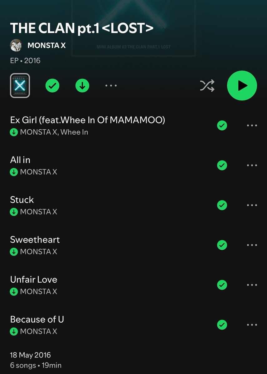 worldwide_mx's tweet image. [#wwmx_spotify]

@OfficialMonstaX THE CLAN pt. 1 &amp;lt;LOST&amp;gt; as well as HERO (Broadcasting ver) are now once again available on Spotify!

1. open.spotify.com/album/54JAEnkF…

2. open.spotify.com/track/1v47iqx5…

#MONSTAX #몬스타엑스