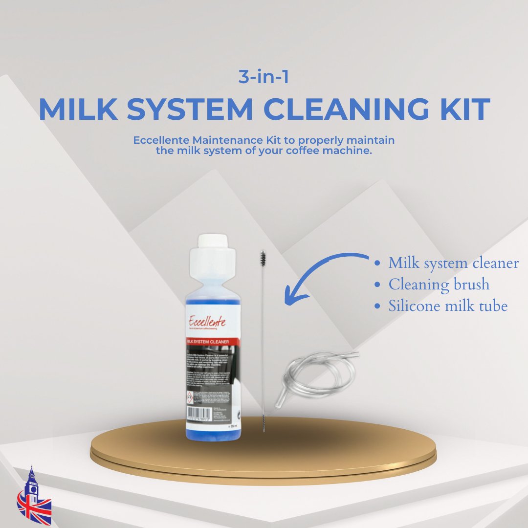 DescalerUK's tweet photo. Keep your coffee machine in top shape with our 3-in-1 Eccellente Milk System Cleaning Kit from https://t.co/bW2sRPI1x2!
Get yours now and enjoy a clean and efficient coffee experience!
https://t.co/NkCdXWVOgm
#milksystemcleaner #milktube #cleaningbrush #maintenance #coffeemachine https://t.co/wBLMgTksL9