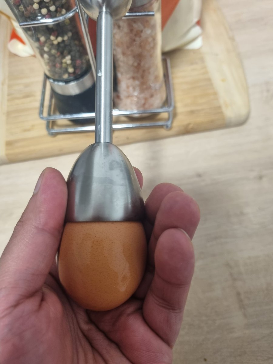 When egg peeling was a painful and messy chore. This little device has become my saviour! #Eggpeeler