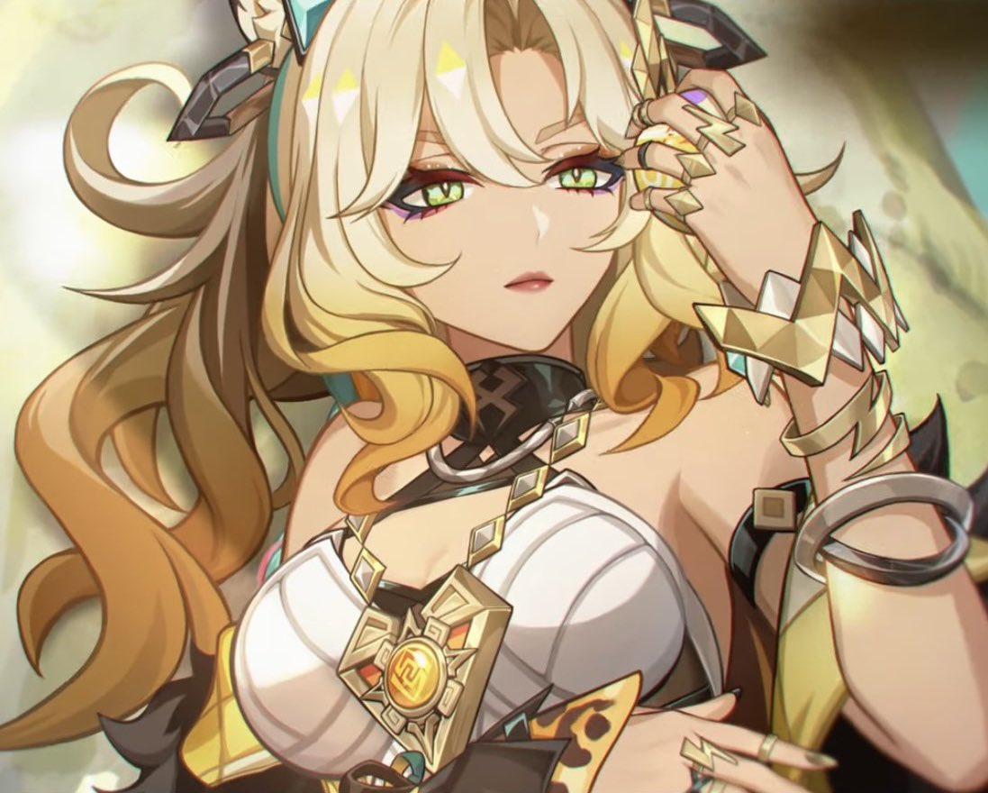 mateazuu's tweet photo. small redesign, melanin would save her #Xilonen #Natlan https://t.co/r6eX7Oii9B