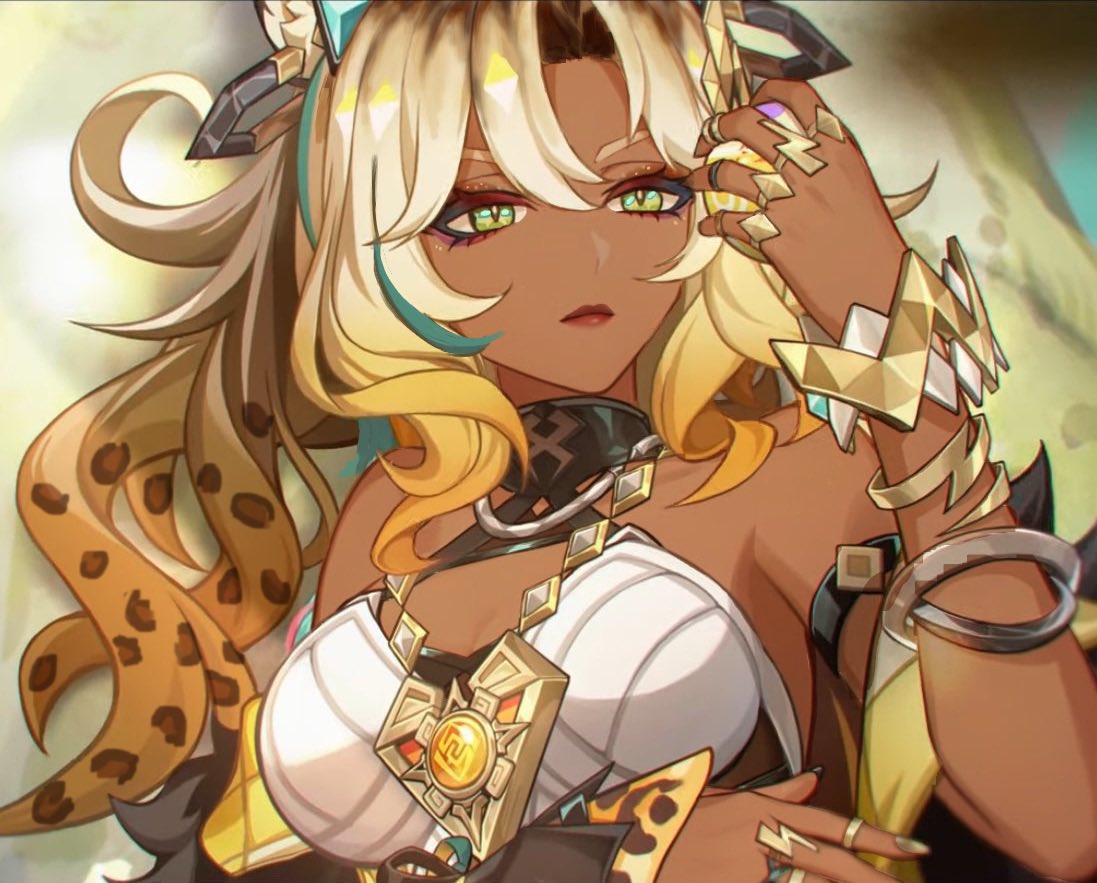 mateazuu's tweet photo. small redesign, melanin would save her #Xilonen #Natlan https://t.co/r6eX7Oii9B