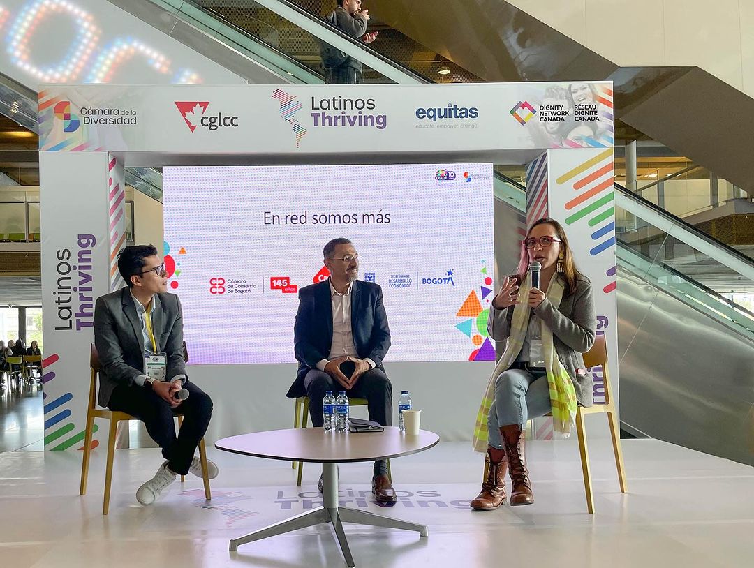 CamDiversidad's tweet photo. Panel “Red Somos Más” junto con @DesarrolloBta, @camaracomerbog y @CasaLuker_ 

Este panel aborda tendencias de desarrollo económico, apoyo a emprendedores diversos y oportunidades de colaboración.

¡No te pierdas esta oportunidad de conectar con líderes!🙌🏻✅

#WeTrade2024 https://t.co/qP4g0CyK7w
