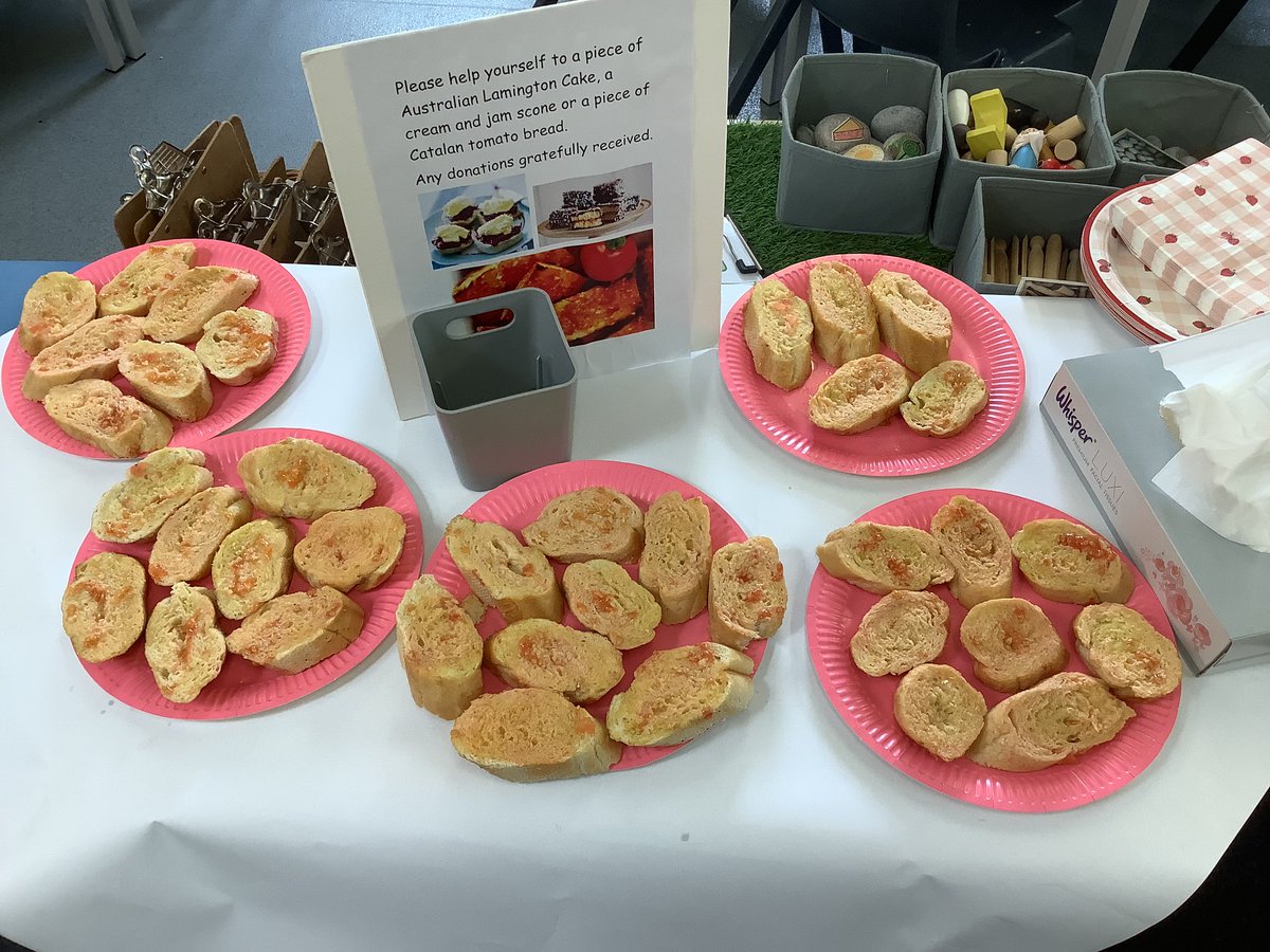 BPooleStAnnes's tweet photo. What a lovely afternoon we have had in Busy Bees! We have enjoyed selling our cakes, sewing kits and sunflower growing gifts.  We made a profit of £62.50.  We are going to buy some foam building bricks for our classroom.  Thank you for coming. @StAnnes_EHS @HTelfordStAnnes https://t.co/4fEPJuEsM6