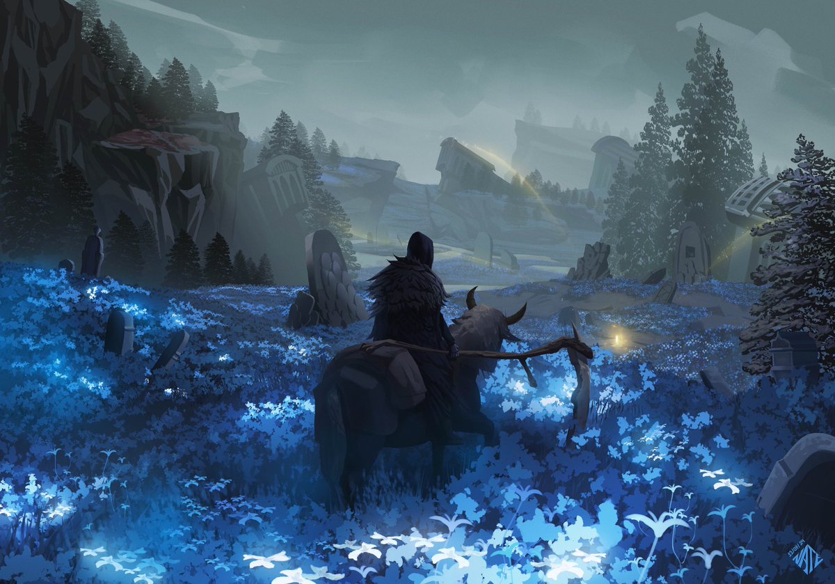 art_of_nate's tweet image. Cerulean Coast 🪻Screenshot paint study

#ELDENRING #ShadowoftheErdtree