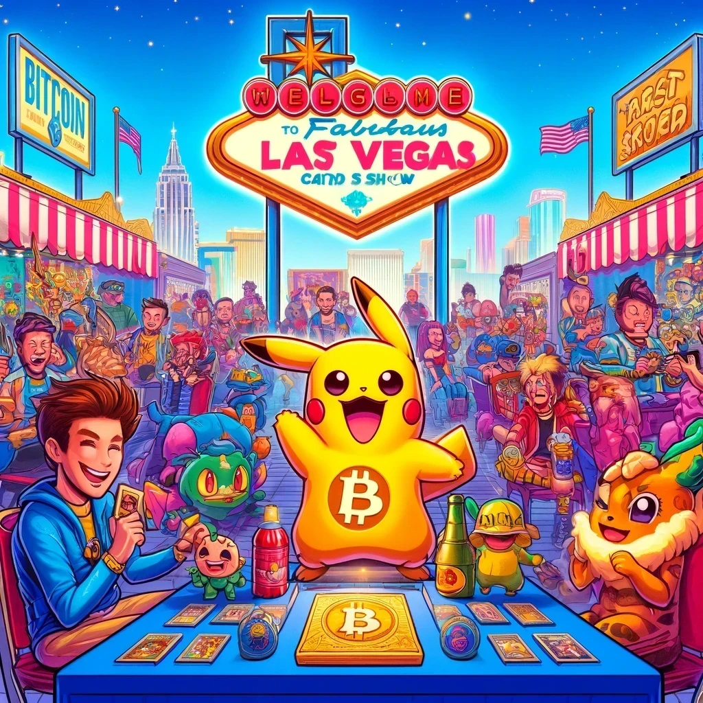 btc_cards's tweet photo. Attention all Trainers! 🎒✨ We're thrilled to announce that Bitcoin Trading Cards will have a booth at the Las Vegas @frontrowcardsho ! 🎉🌟 Come and catch the latest in Bitcoin collectibles! #BitcoinTradingCards #LasVegasCardShow #BTC #Collectibles #GottaCatchEmAll https://t.co/Ul6Hbxg2VX