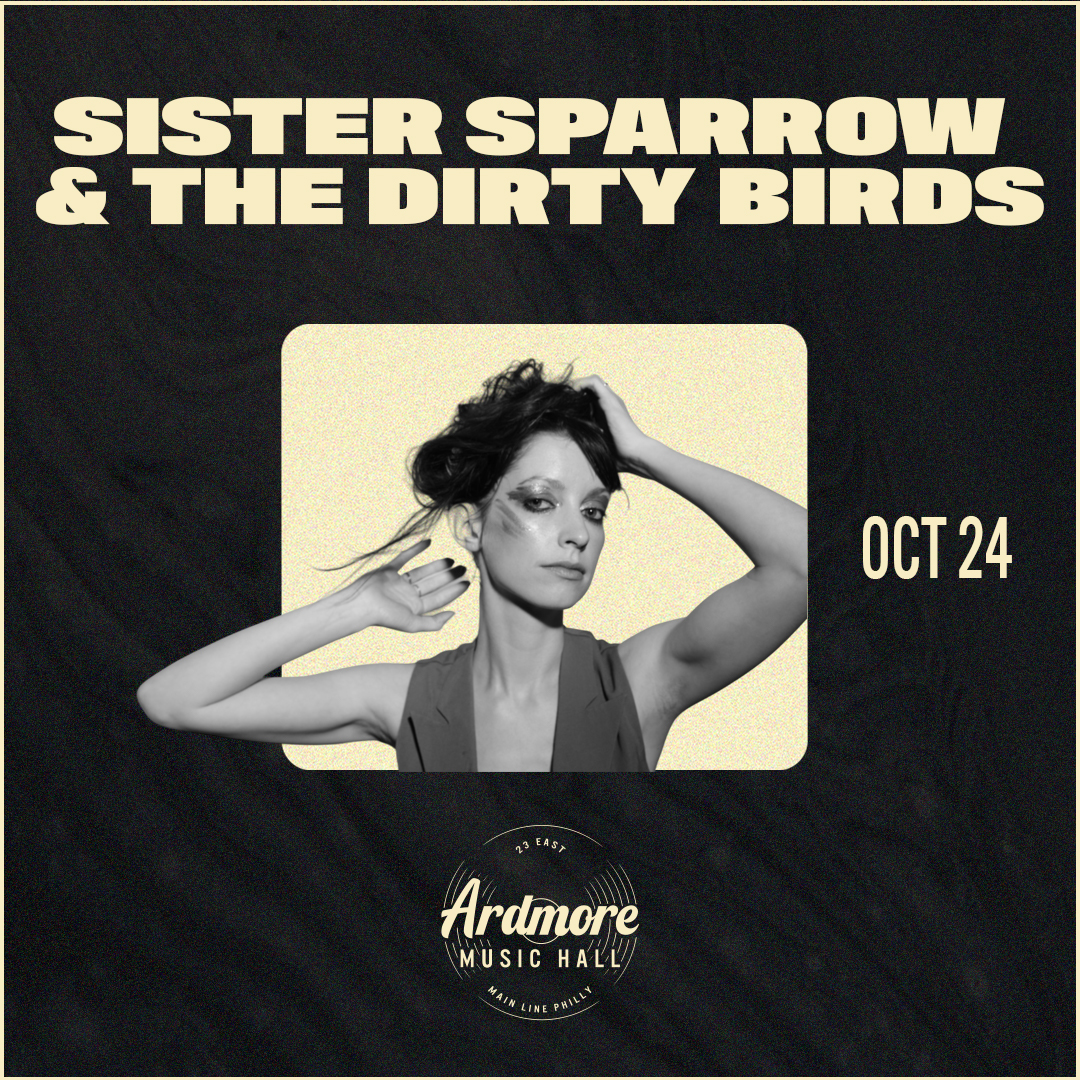 Ardmore Music Hall (@ardmoremusicpa) on Twitter photo Seven-piece soul-funk ensemble <a href="/SisterSparrowDB/">Sister Sparrow</a> first made waves when touring with the likes of Dr. John, Gov't Mule, and Counting Crows 🐦⬛🪺
Catch them on Philly's Main Line this October 🎟️ tixr.com/pr/social/1102… Seven-piece soul-funk ensemble <a href="/SisterSparrowDB/">Sister Sparrow</a> first made waves when touring with the likes of Dr. John, Gov't Mule, and Counting Crows 🐦⬛🪺
Catch them on Philly's Main Line this October 🎟️ tixr.com/pr/social/1102…