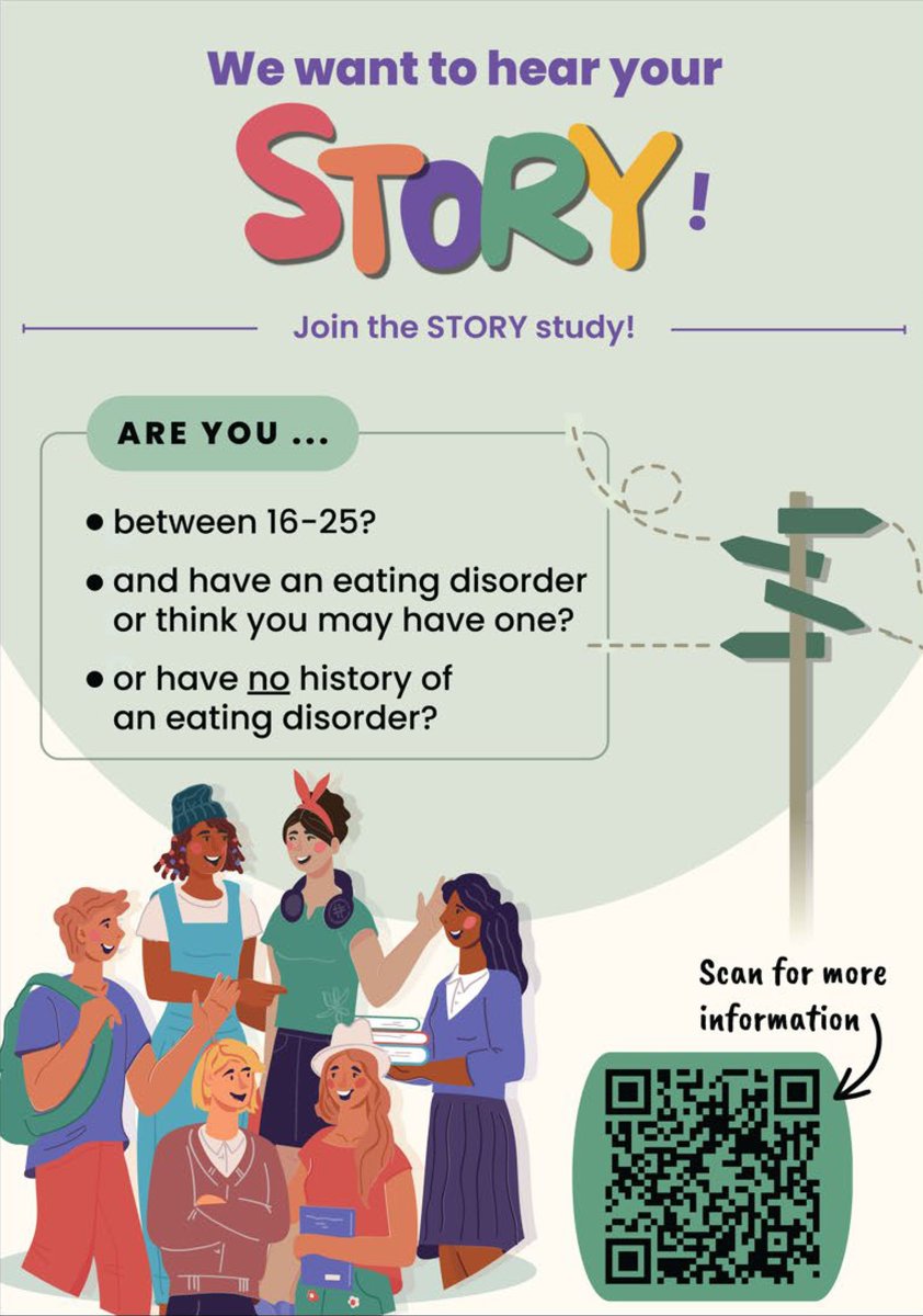 Research at CPFT (@cpft_research) on Twitter photo 📣 We're working with <a href="/EDIFYresearch/">EDIFYresearch</a> to explore the diverse experiences of young people with #EatingDisorders.
Tell us your STORY to help find better routes to #recovery for all!
🖐️ If you want to take part or know someone who could, contact: 📩 wru@cpft.nhs.uk 📲 01223 219753 📣 We're working with <a href="/EDIFYresearch/">EDIFYresearch</a> to explore the diverse experiences of young people with #EatingDisorders.
Tell us your STORY to help find better routes to #recovery for all!
🖐️ If you want to take part or know someone who could, contact: 📩 wru@cpft.nhs.uk 📲 01223 219753