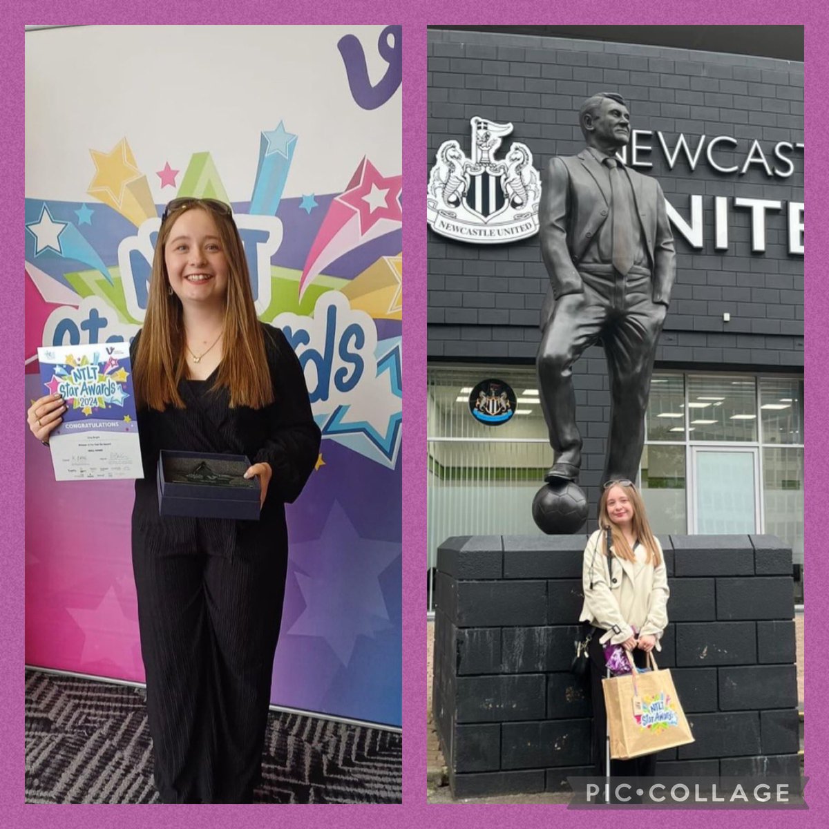 Massive congratulations to Amy who won the ‘Can Do Award’ at last nights NTLT Star awards…so well deserved! ⭐️🌟⭐️