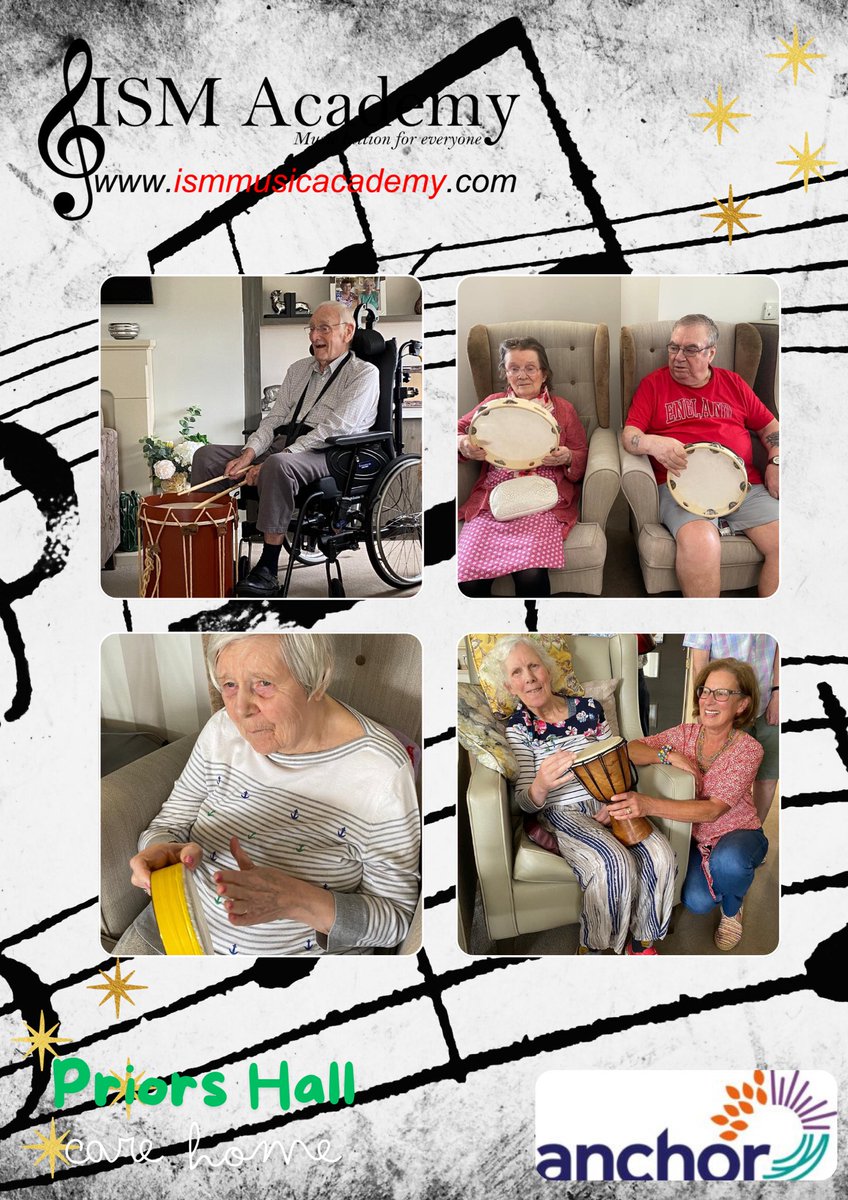 Ism Music Academy (@ismmusicacademy) on Twitter photo Another arm of the ISM hub is providing music sessions for residential homes, here are some beautiful pictures of the amazing joy music can bring residents.
A great time had by all at Priors Hall
#carehomes #musicincarehomes <a href="/PriorsHallALC/">Priors Hall</a> <a href="/PriorsHallPark/">Priors Hall Park</a> <a href="/CorbyRadio/">Corby Radio 96.3 FM</a> <a href="/Corby_News/">CorbyNews</a> Another arm of the ISM hub is providing music sessions for residential homes, here are some beautiful pictures of the amazing joy music can bring residents.
A great time had by all at Priors Hall
#carehomes #musicincarehomes <a href="/PriorsHallALC/">Priors Hall</a> <a href="/PriorsHallPark/">Priors Hall Park</a> <a href="/CorbyRadio/">Corby Radio 96.3 FM</a> <a href="/Corby_News/">CorbyNews</a>