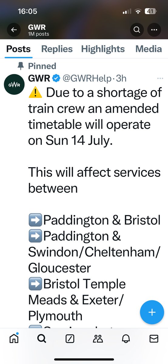 Meanwhile, seems that <a href="/GWRHelp/">GWR</a> staff have got their sick notes in early for the match 🙄