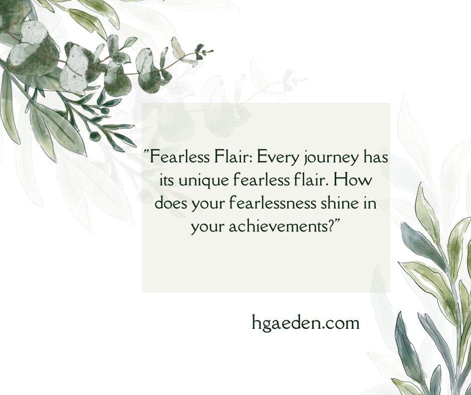 SummersinUtah's tweet image. Every journey has its unique fearless flair. How does your fearlessness shine in your achievements? Share your proudest moments and inspire others to unleash their inner bravery! 💪✨#FearlessFlair #CourageUnleashed #BoldAchievements