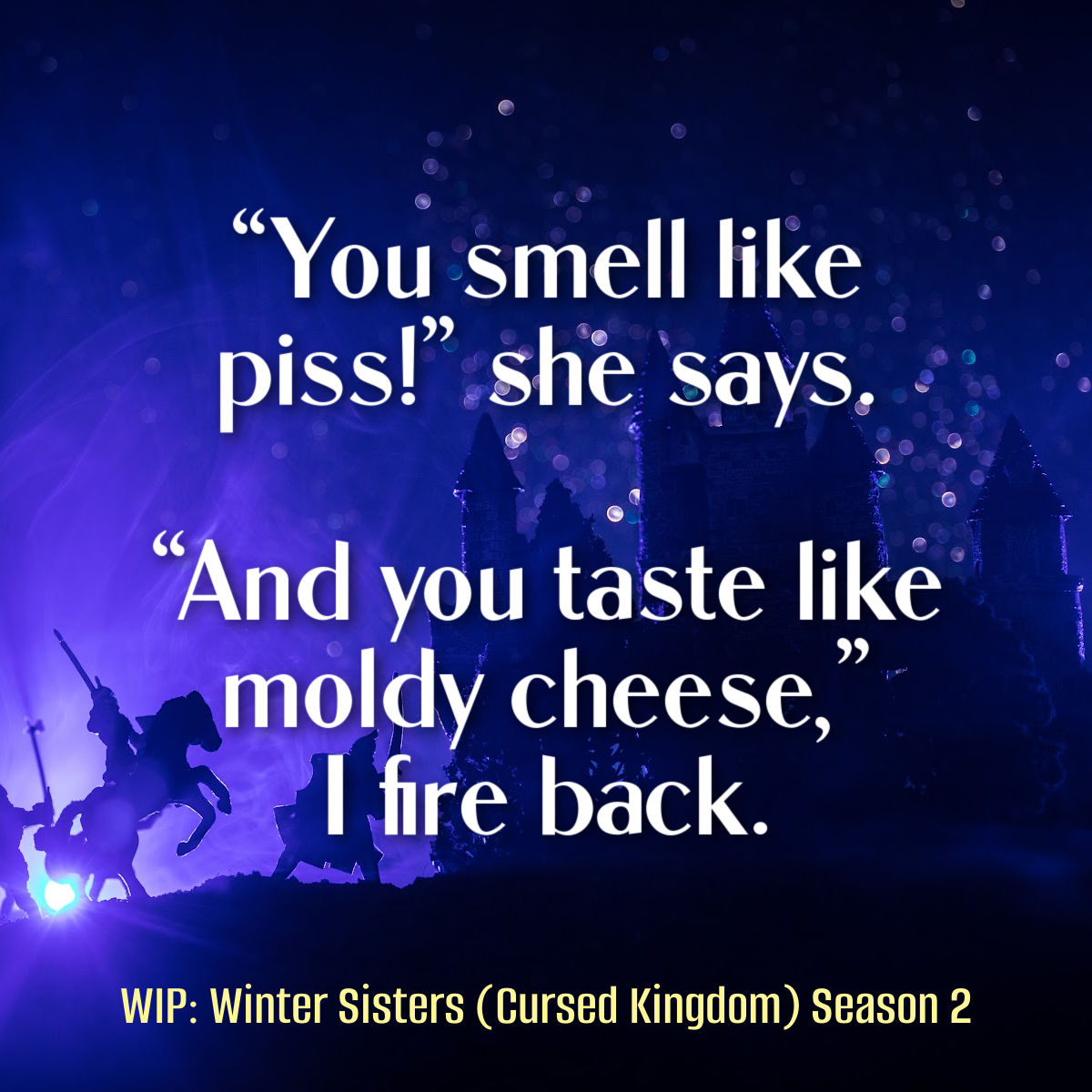 NikkiJefford's tweet photo. "I never wanted to be lovers. Only enemies." WIP Season 2 of Winter Sisters (Cursed Kingdom). Season 1 on #kindlevella https://t.co/wGqvpqkaKt
