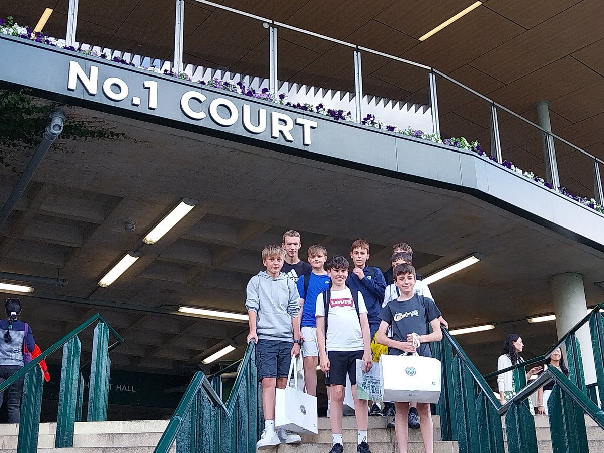 Anyone for Tennis? Some of our students were lucky enough to be able to experience the incredible atmosphere at #Wimbledon this week. A fabulous day for all of them!