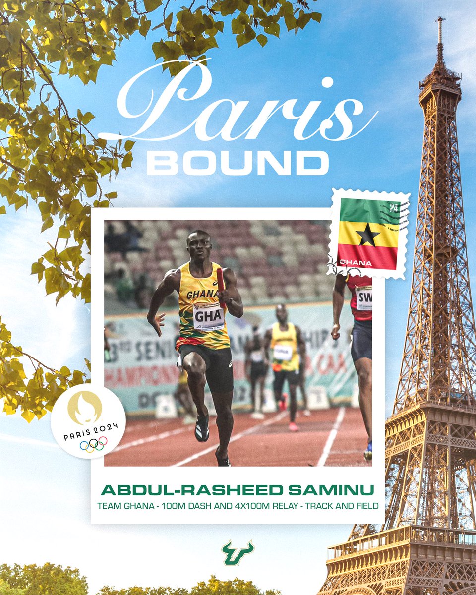 Abdul-Rasheed Saminu is headed to PARIS!

Rasheed will compete in the 100m dash and the 4x100m relay!

#HornsUp🤘| @nbcolympics