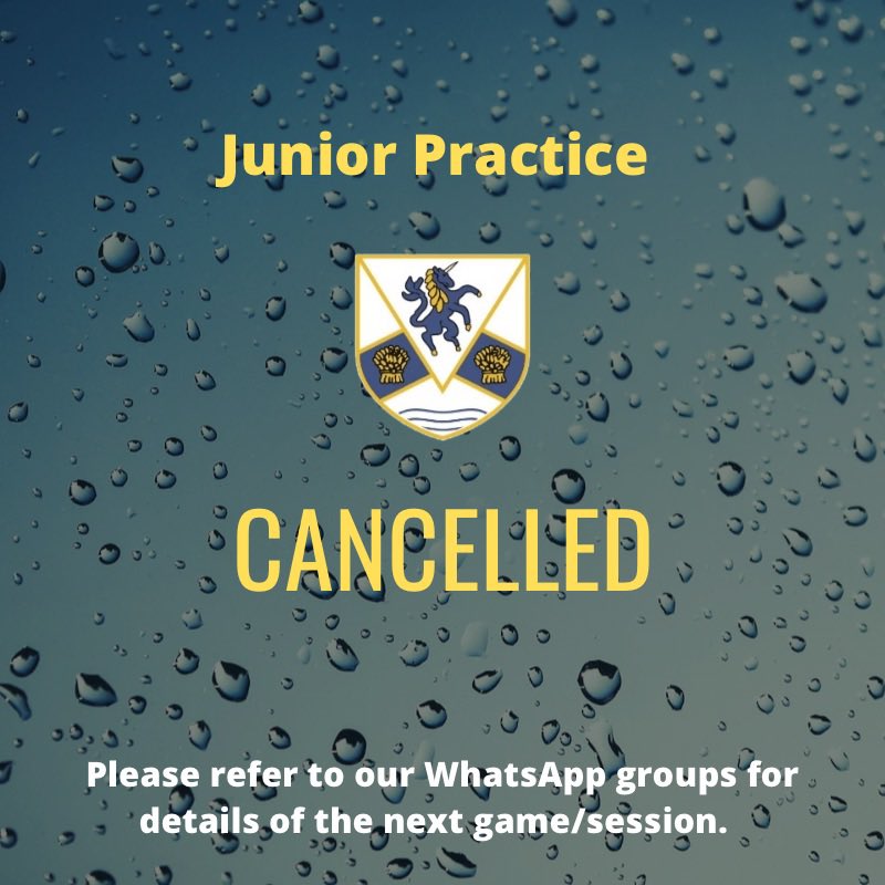 Friday 12 July. 

Unfortunately our U7 All Stars / U9 Dynamos/Girls / U11 session is cancelled today. Rain has been falling since 1pm and forecast says rain will continue until 9pm.

Pitch inspection for U13 game at 5pm. 

No session next week - so see you back on Friday 26 July.