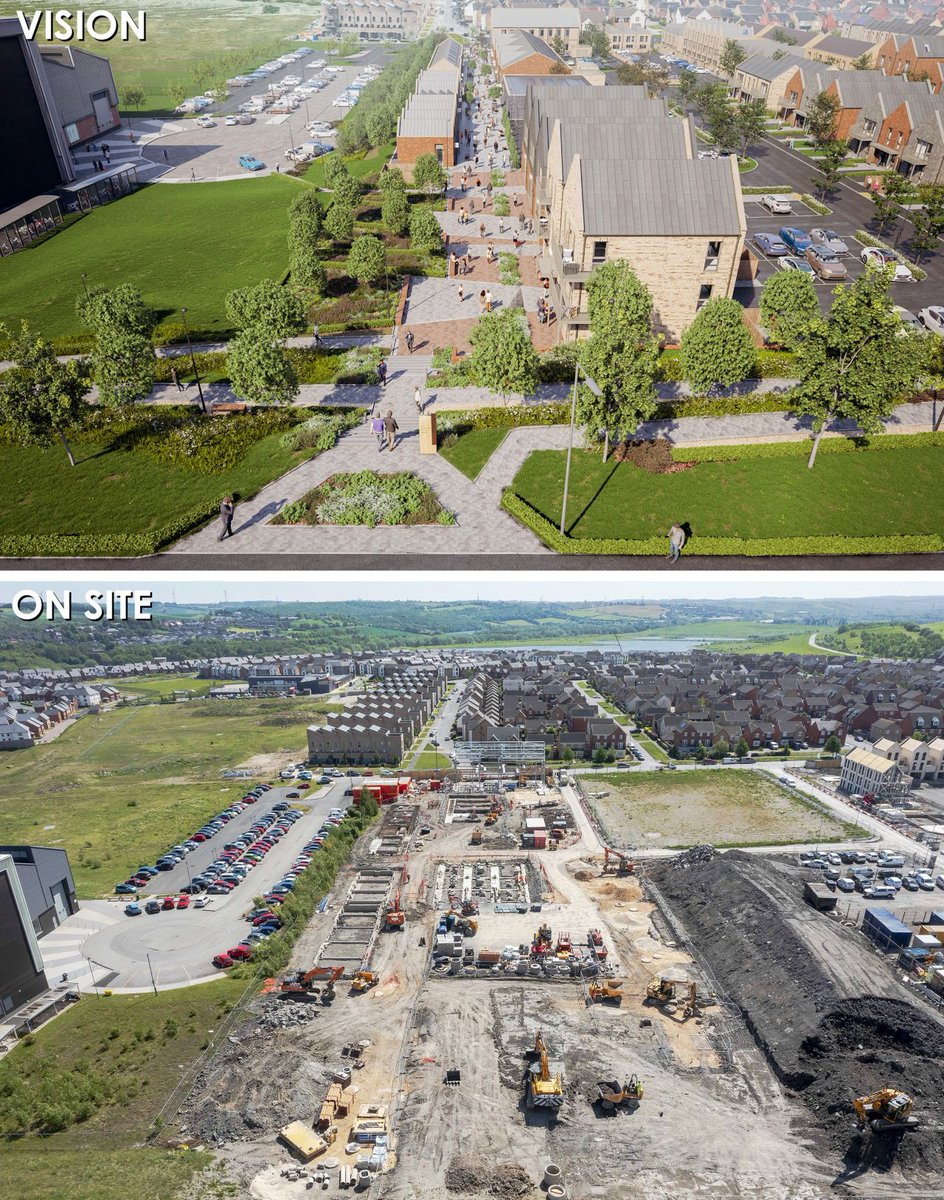 Exciting progress at Olive Lane in Waverley! A new mixed-use hub is on the rise, featuring retail, dining spots, and a medical center. This aerial shot really does capture the vibrant semi-rural community character of the Waverley neighbourhood. #WaverleyDevelopment 🌳🏡✨