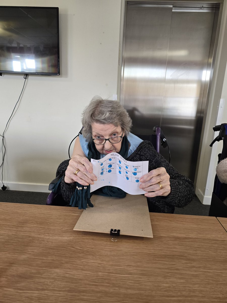 BiltonCourt's tweet photo. Some of the residents wanted to play music bingo this afternoon and we'll done to our winer #biltoncourt #musicbingo https://t.co/DholtIoinx