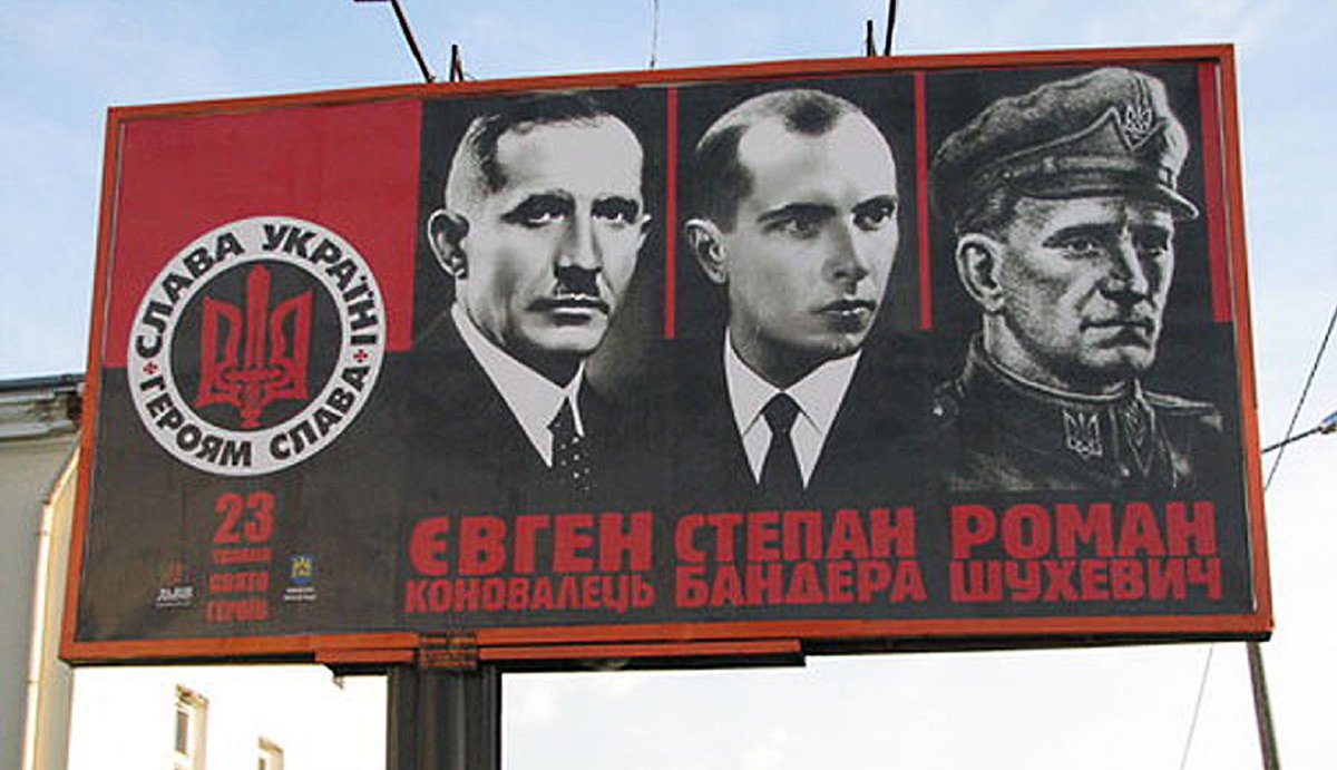 ShoahUkraine's tweet photo. Right Sector Neo-Nazi Group Recruitment Poster

"Glory to Ukraine. Glory to the heroes. Yevhen Konovalets, Stepan Bandera, Roman Shukhevych."

They are an official part of the Ukrainian military. https://t.co/GsC2qcm9Yi
