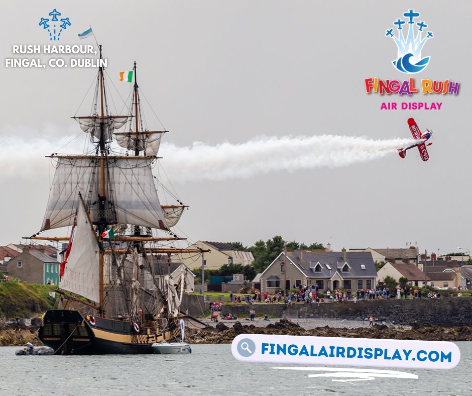 FingalRushAir's tweet photo. Looking for the perfect family outing this August bank holiday weekend?

Head down to the Fingal Air Display at Rush Harbour, Fingal, Co. Dublin, 4th August! 🛩️

Who's coming with you? Tag your friends and family 

#FingalAirDisplay #Thingstodoindublin @Fingalcoco @RushTourism https://t.co/zMZe095ex3