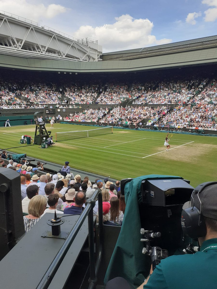 Studying fortitude and resilience - a wonderful afternoon of tennis #continuedprofessionaldevelopment #wimbledon #centrecourt <a href="/GlosDioc/">The Diocese of Gloucester</a>