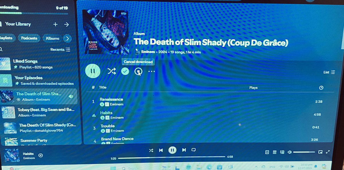 Whoa. Trouble is 😂. Shady’s back. #TheDeathOfSlimShady #Eminem𓃵  I’m obsessed!…