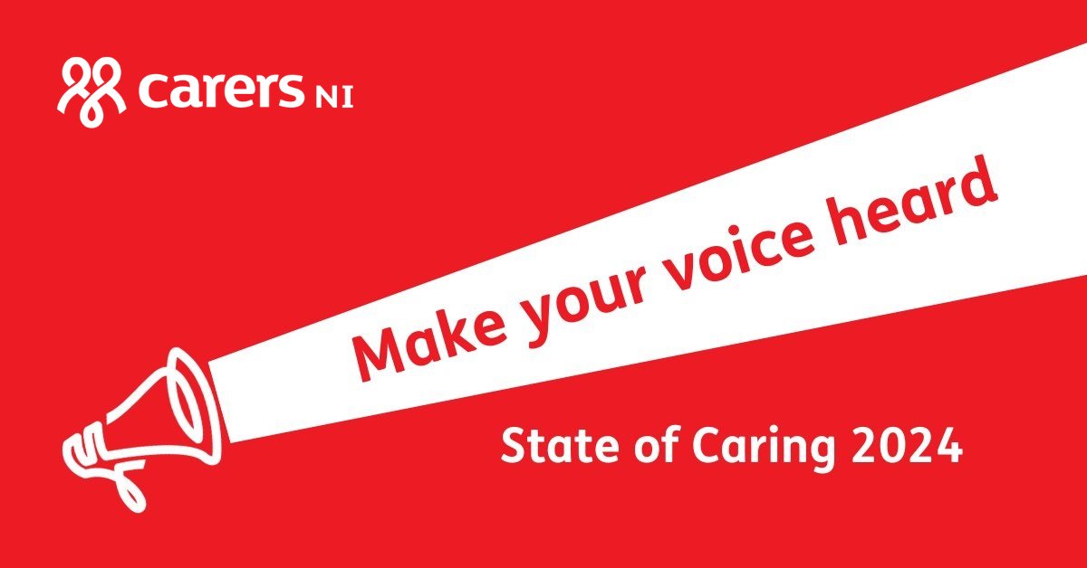 CarersNI's tweet photo. 🚨State of Caring 2024🚨

We need your responses to help us put pressure on local decision makers to deliver on key issues for unpaid carers in NI. Tell us what matters to you and have your voice heard.

Survey closes 11 Aug. 
https://t.co/CvLHBEY3mw https://t.co/QWpNzO4R9a