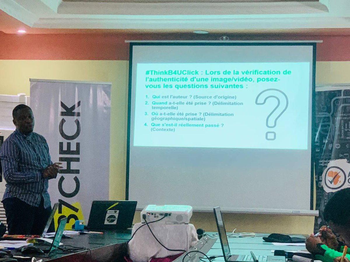 civic_watch's tweet image. Day2 of 2nd Google Fact-checking Masterclass ongoing to help #Media students detect &amp;amp; combat #FakeNews,#Misinformation &amp;amp; #Disinformation online &amp;amp; in media.

The Training includes fact-checking tools, identifying false info, &amp;amp; reporting fake news.

 #Media4Peace
#ThinkB4UClick