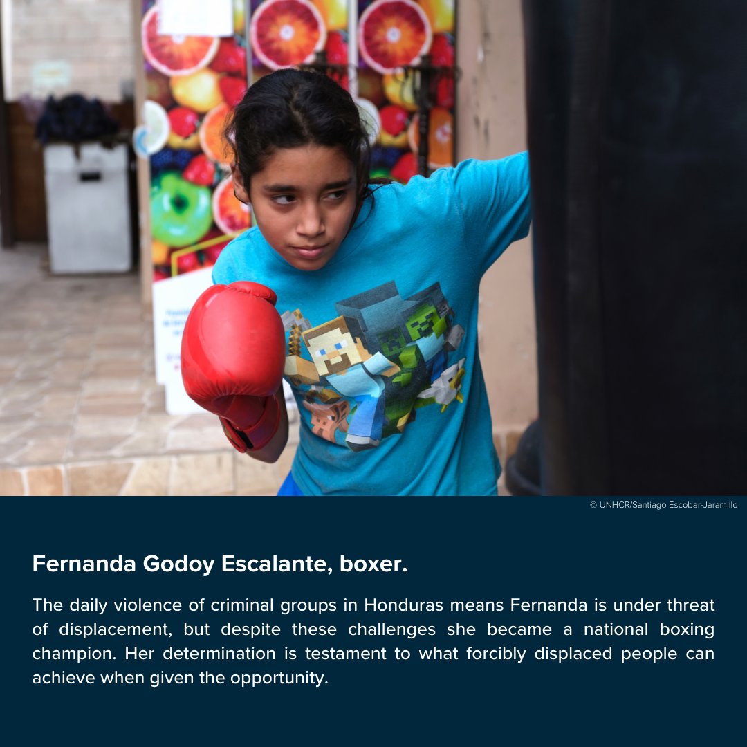 Refugees's tweet photo. Sport can change lives.

As we approach #Paris2024 Olympics, check out some photos that show how sport gives hope to refugees and forcibly displaced people around the world.

#CheerForRefugees