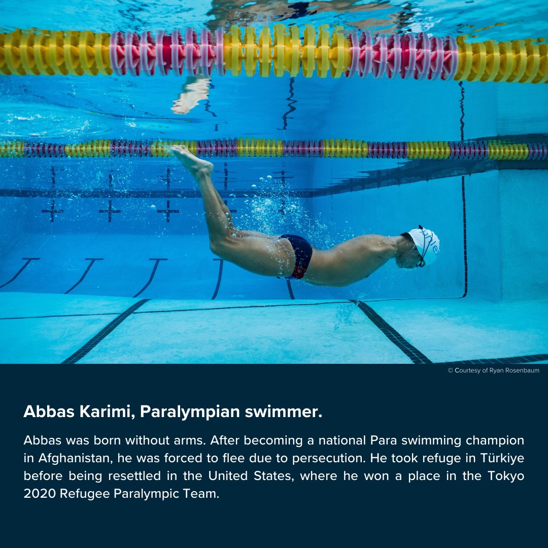 Refugees's tweet photo. Sport can change lives.

As we approach #Paris2024 Olympics, check out some photos that show how sport gives hope to refugees and forcibly displaced people around the world.

#CheerForRefugees