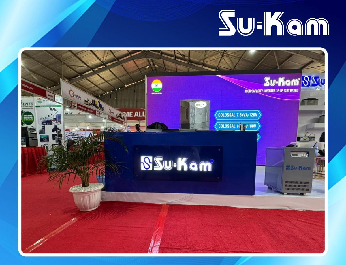 sukamofficial's tweet photo. Day 2 at Power and Elec Uganda: Empowering Connections, Driving Innovations! โก #PowerElecUG2024 #RenewableEnergy #TechInnovation
#Sukam #sukamuganda #sukambatteries #sukaminverter #sukamsolar #Battery #PowerfulPerformance #longlasting #LongLastingBattery #Uganda https://t.co/5FiJ6S9ryI