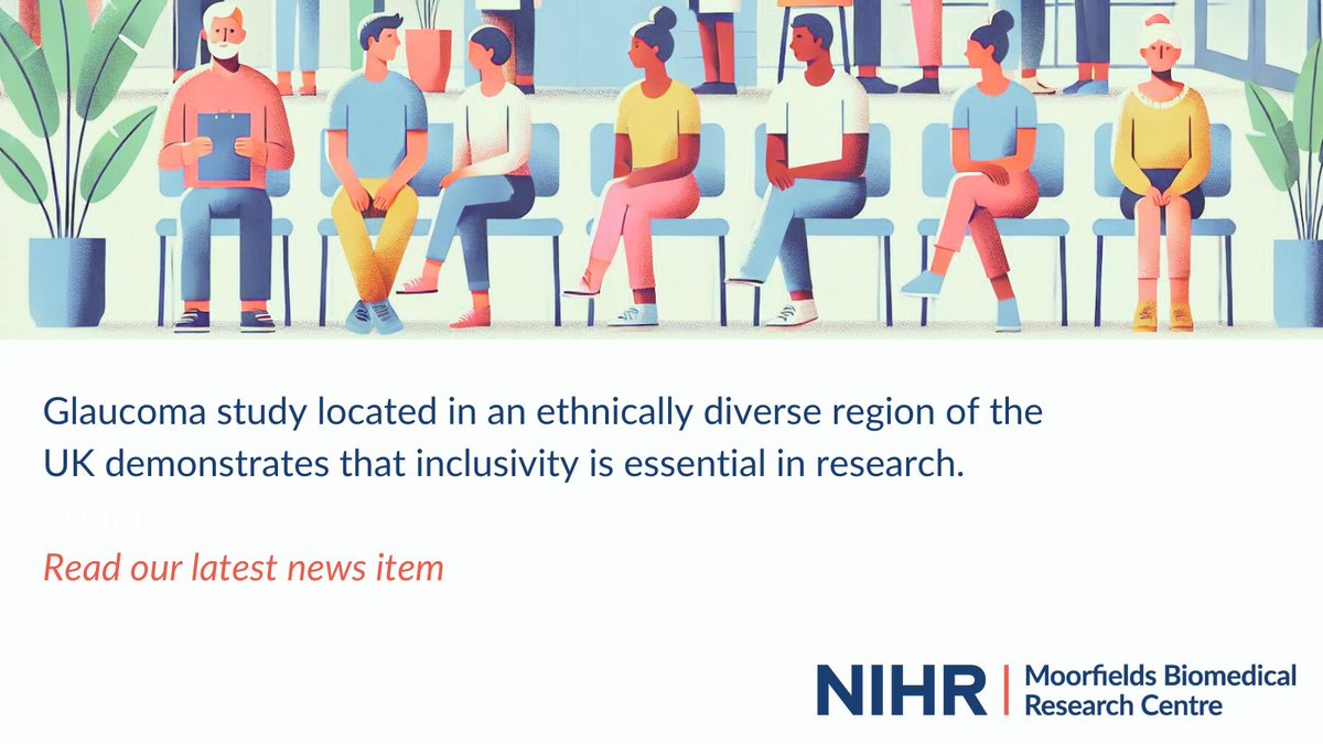 MoorfieldsBRC's tweet photo. New Glaucoma study published in the @BMJ_Open explores why health outcomes are worse in minority and ethnic groups.  

Read more ➡️ https://t.co/IhPwKQAUVb 

Dr @AtikaSafitriMD |  Dr Kuang Hu | Dr Evgenia Konstantakopoulou | Prof @gusgazzard  

@UCLeye | @Moorfields | @uniwa_gr https://t.co/rA5MN52Wio