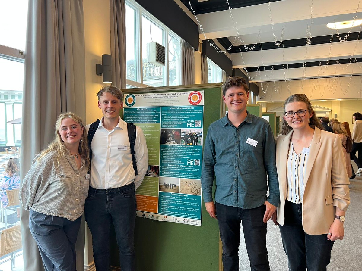The #WildOysters teams from #ConwyBay and #TyneAndWear enjoyed a great couple of days at the <a href="/CF_Conf/">Ocean and Coastal Futures (OCF)</a> #ReMeMaRe24 conference. It was action packed, sharing the brilliant work being done for a healthy and resilient estuarine &amp; coastal environment! #GenerationRestoration🌊🦪🌱🐟
