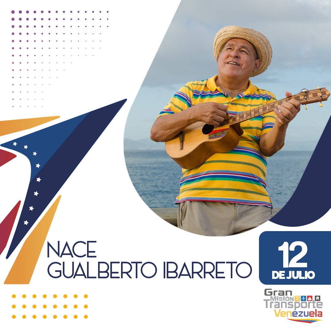 #Efemérides 📆 || Felicitamos en su 77 cumpleaños al artista Gualberto Ibarreto. Con su voz inigualable y su maestría en el cuatro, le ha regalado al pueblo venezolano emblemáticas piezas como “Cerecita y María Antonia”, que se convirtieron en parte del alma musical del país.