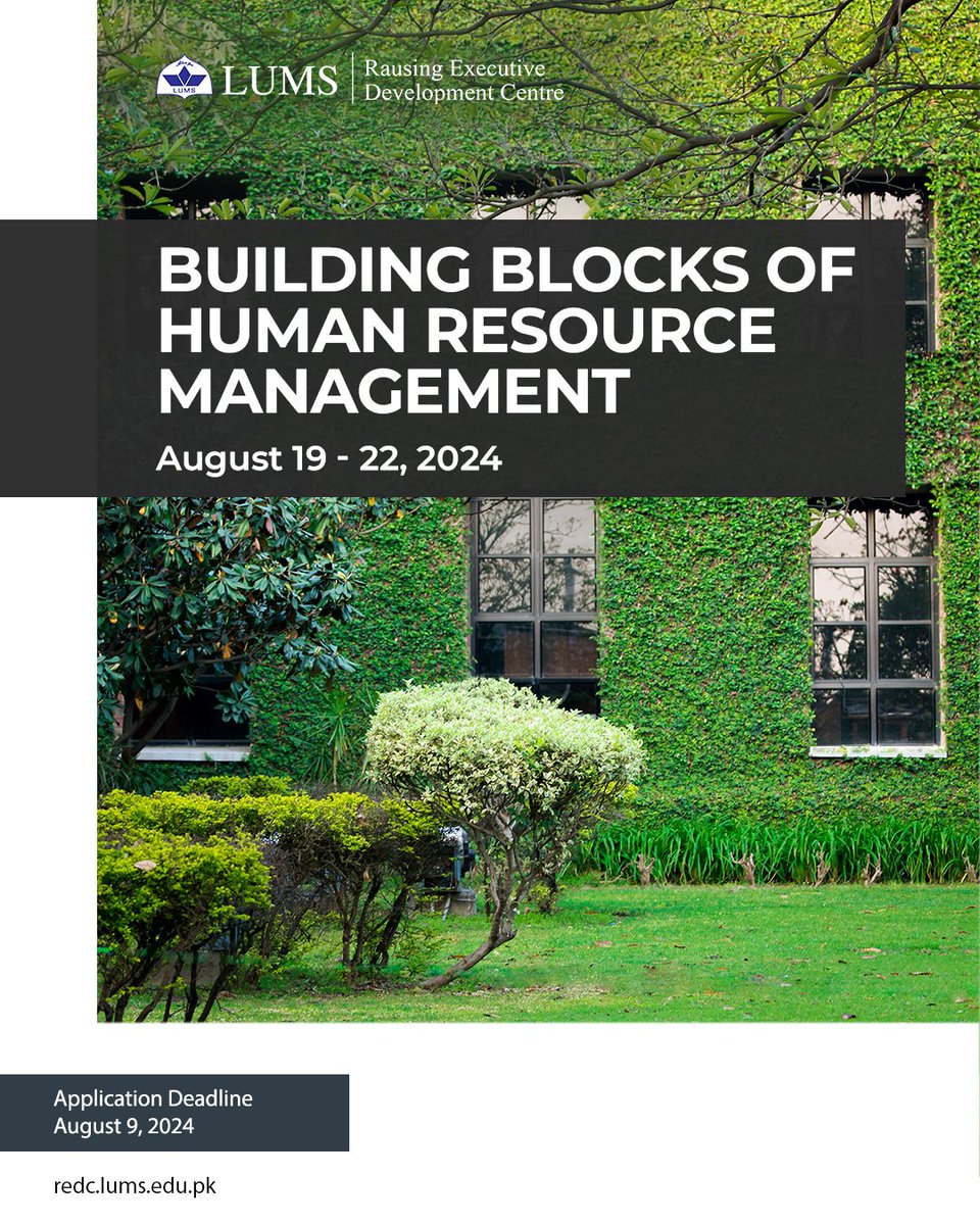 Rausing Executive Development Centre LUMS tweet media