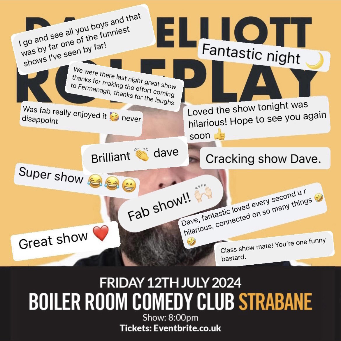 Penultimate night of the tour in Strabane TONIGHT!!!

Tickets: eventbrite.co.uk/e/roleplay-dav…