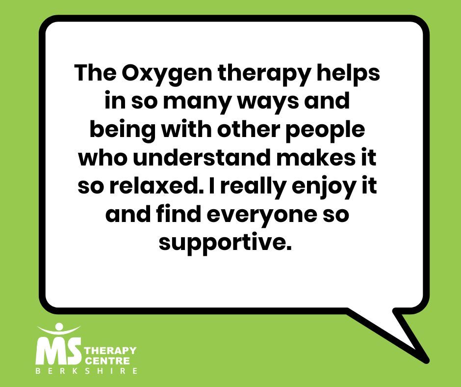 Many people with MS find Oxygen Therapy helps with a variety of symptoms, inc fatigue, pain and bladder issues. Our friendly operators will help guide you through the session so why not give it a try and see if it could benefit you? Visit buff.ly/4aE8i94 #FeedbackFriday