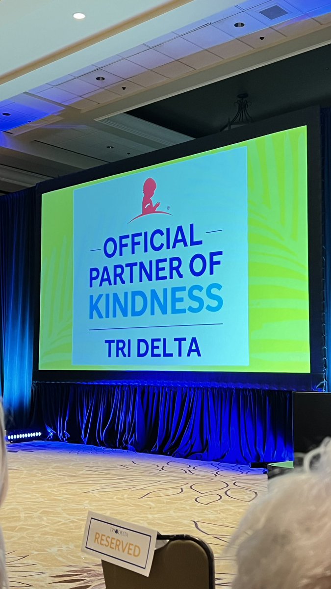 It’s official! Last night, <a href="/StJude/">St. Jude</a> named <a href="/TriDelta/">Tri Delta</a> its Official Partner of Kindness!