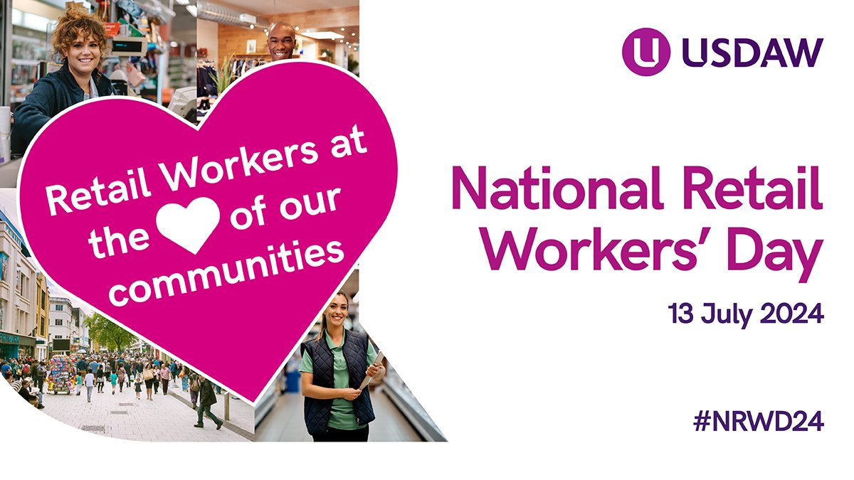 Tomorrow we’re thanking millions of retail workers across the country on National Retail Workers’ Day.

RT to show your support and appreciation for hardworking retail staff!