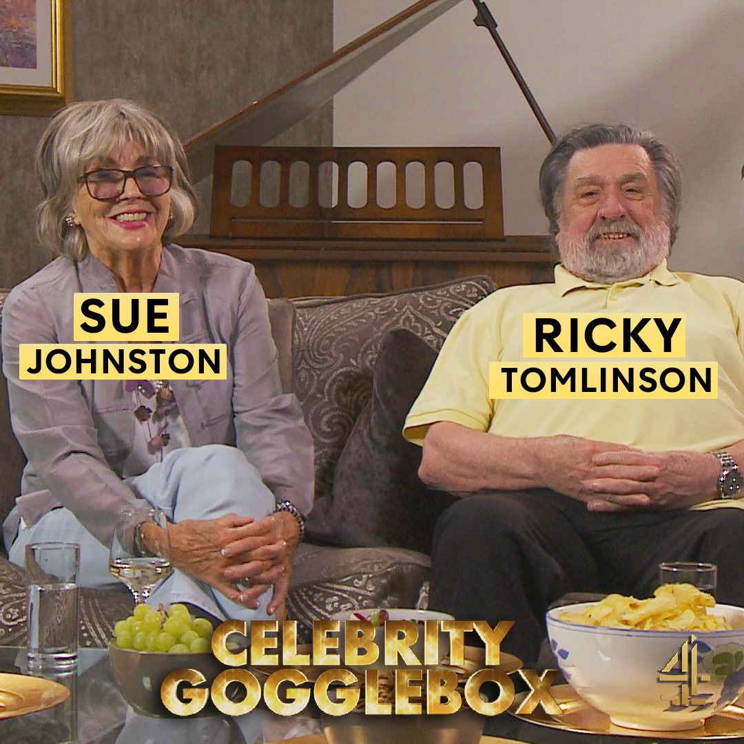 C4Gogglebox's tweet image. Tonight on #CelebrityGogglebox 🤩

⭐️ @robbeckettcomic &amp;amp; @tomallencomedy
⭐️ @MelanieCmusic &amp;amp; @PaulONeill29
⭐️ Ricky Tomlinson &amp;amp; Sue Johnston

9pm, @Channel4 📺👀