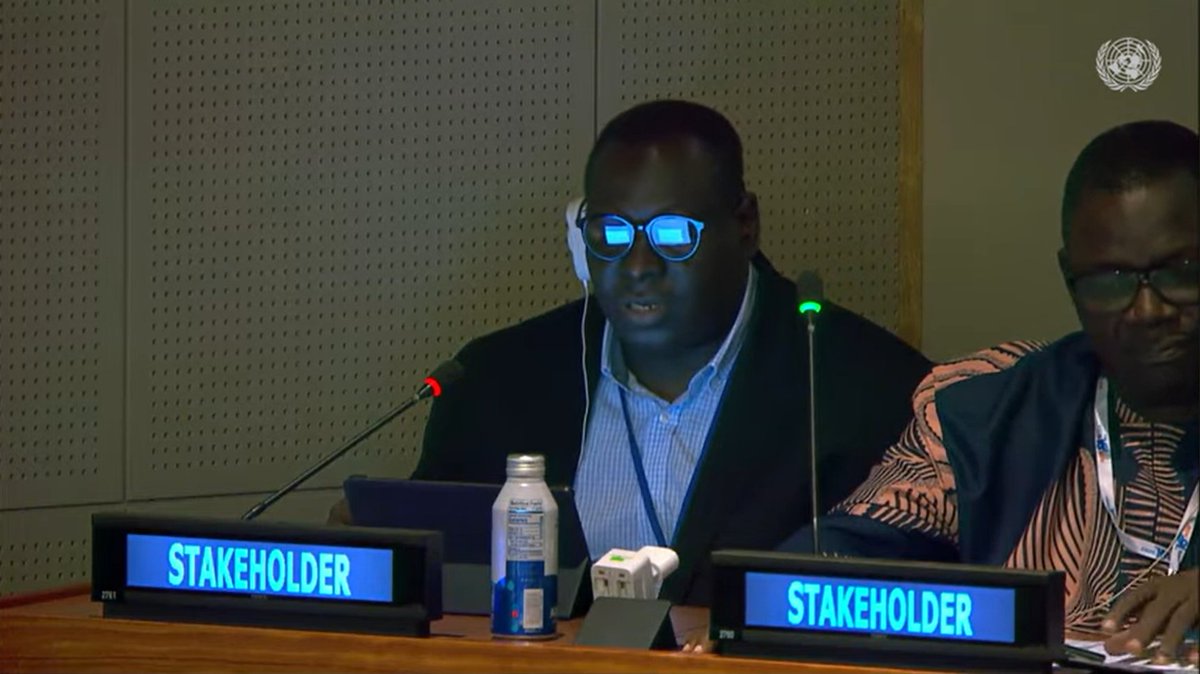 CastoutSlavery's tweet photo. 📢@Dikohanoune, #Haratin leader from Mauritania, represented SG #CDWD at #HLPF2024 Official meeting on Building resilience in African countries & #LDCs. Applauds states who are supporting the formation of a #WorkingGroup to investigate this under-documented form of discrimination https://t.co/bjtHTknfH7