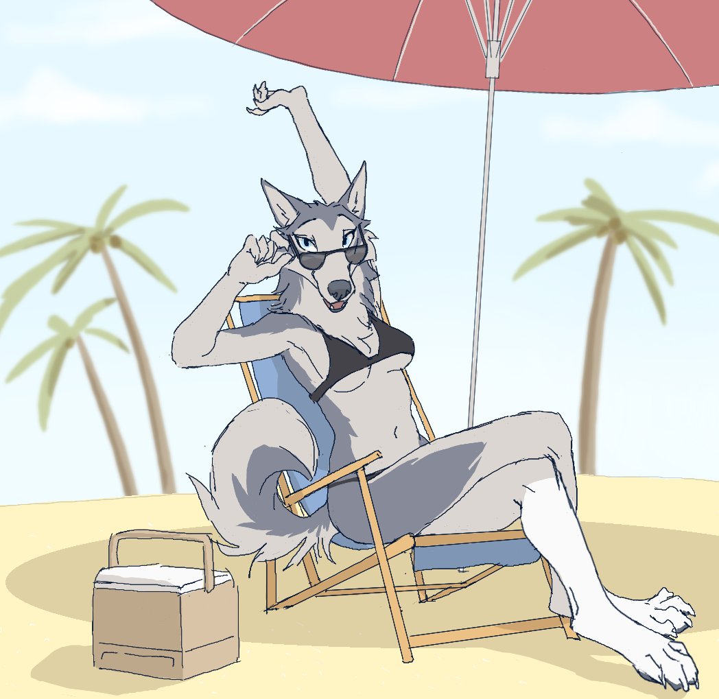 Amelie enjoying summer