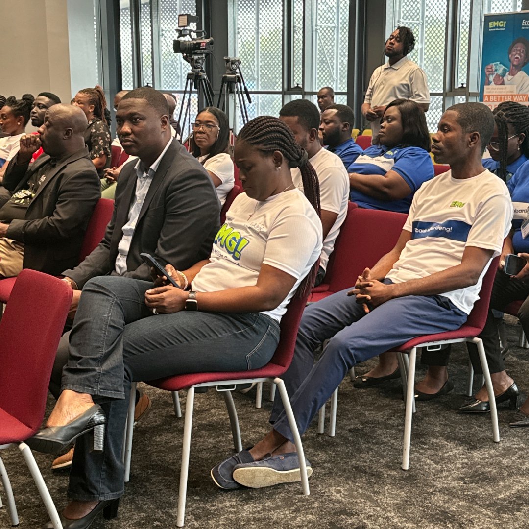 EcobankGhanaPLC's tweet photo. Yesterday was filled with epic excitement! Over 1,500 customers were rewarded in the second draw of the #EcobankMillionGeng promo, adding to the over 1,000 winners in the June mini-draw. Our #XpressPoint Agents were not left out—12 of them also won cash prizes. So far, over 5,000 Ecobank customers have won amazing prizes, from GHS10,000 to shopping vouchers. What are you waiting for? You could be the next to win up to GHS10,000 in cash in the next draw! 🎉💸
Join the Ecobank Million Geng now! Simply deposit multiples of GHS500 or more into your #Ecobank account to qualify. Hurry, the promo ends on July 31!
Terms and conditions apply. Visit https://t.co/MJq1Rd4NPJ for more details.
#EMG
#ABetterWay
#ABetterWayToEnjoyLife