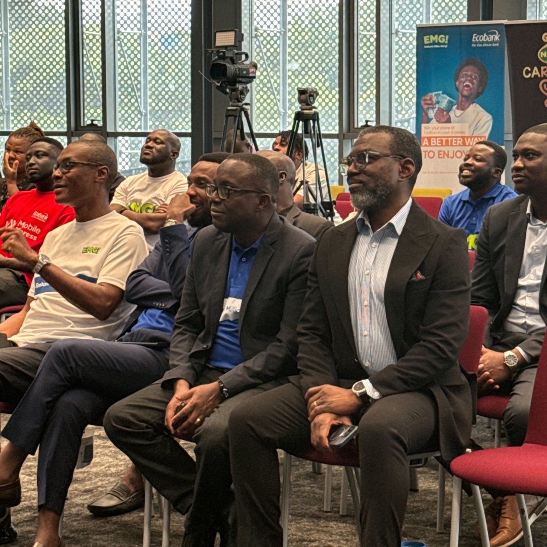 EcobankGhanaPLC's tweet photo. Yesterday was filled with epic excitement! Over 1,500 customers were rewarded in the second draw of the #EcobankMillionGeng promo, adding to the over 1,000 winners in the June mini-draw. Our #XpressPoint Agents were not left out—12 of them also won cash prizes. So far, over 5,000 Ecobank customers have won amazing prizes, from GHS10,000 to shopping vouchers. What are you waiting for? You could be the next to win up to GHS10,000 in cash in the next draw! 🎉💸
Join the Ecobank Million Geng now! Simply deposit multiples of GHS500 or more into your #Ecobank account to qualify. Hurry, the promo ends on July 31!
Terms and conditions apply. Visit https://t.co/MJq1Rd4NPJ for more details.
#EMG
#ABetterWay
#ABetterWayToEnjoyLife