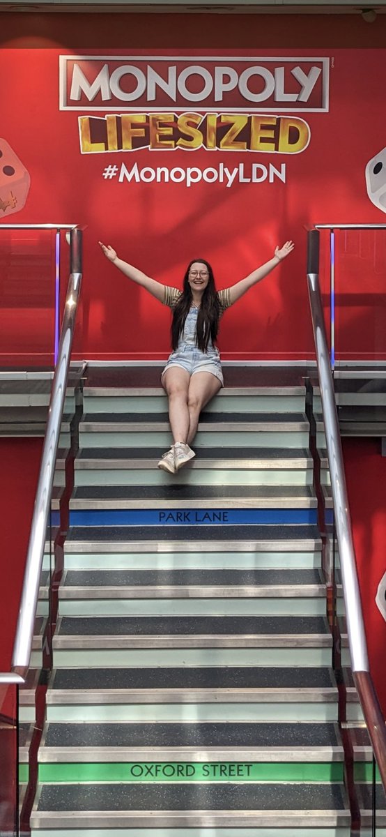 Georgia__Sian's tweet photo. I've not been great at updating twitter recently, but I am so beyond excited to announce that from next week I will be the new Resident Director of Sell a Door theatres, Monopoly Lifesized! 
I can't wait to step into this role. 
Thank you, Thank you, Thank you 🥰
#director #actor https://t.co/gPSP62tYBU
