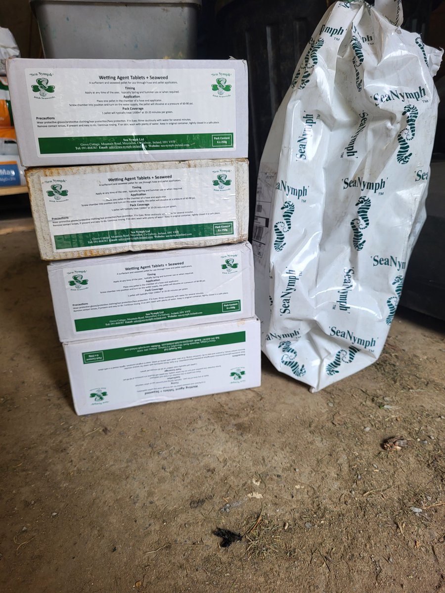 A few boxes of wetting agent tablets in from <a href="/NymphDavid/">Sea Nymph</a> ⛳️
