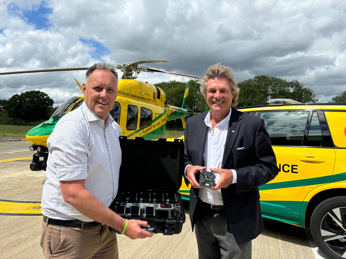 FECHeliEquip's tweet photo. We are pleased to supply the Wiltshire Air Ambulance (WAA) with another one of our latest  FEC HEMS-Star® Portable Lighting Systems with funds very kindly donated by the HELP Appeal the only charity in the country (UK) funding hospital helipads and Air Ambulance base helipads. https://t.co/30jiaBMsmn