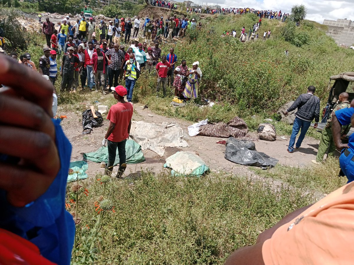 FGaitho237's tweet image. Numerous bodies have being found dumped at a quarry in Mukuru kwa Njenga. @HakiAfrica is on site. Pipeline quarry. 

The Githurai massacre perpetrated on June 25th in pursuit of the stolen parliamentary mace, was largely aided by @SafaricomPLC @PeterNdegwa_ @Sitoyo switched off…