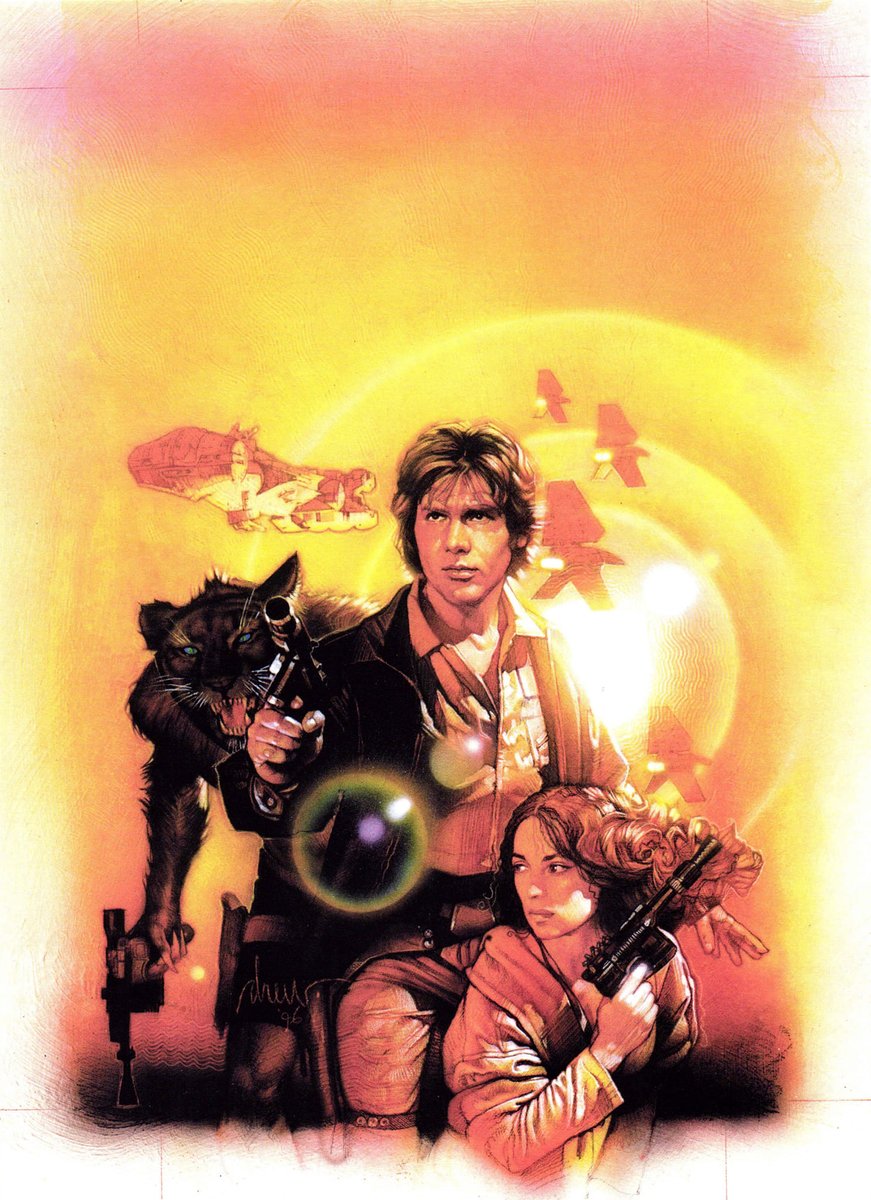 StarWarsINTRVWS's tweet photo. #StarWars: The Paradise Snare by A.C. Crispin (1997) #RealCanon 
Cover Art by @DrewStruzan https://t.co/csZYGi1HEY
