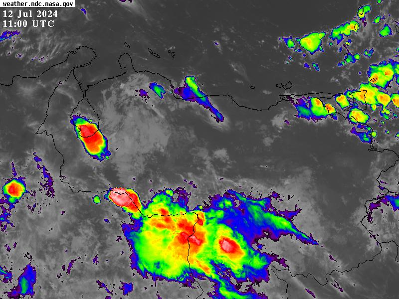 ClimaAnzoategui's tweet photo. Feliz Bendecido Dia.
Actualizacion 07:00 HLV #12Jul
Otra Onda Tropical entrado por el Oriente #OT20
Genera inestabilidad a primera horas con fuertes lluvias en :
Sucre
Noreste de Monagas
Norte de Delta Amacuro
Norte de Guayana Esequiba
La #OT19 se ubica a esta hora en Barinas https://t.co/h53wfG9pOE